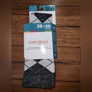Black and Gray Compression Hosiery